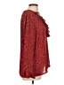 Karen Scott 100% Polyester Red 3/4 Sleeve Blouse Size L - photo 4