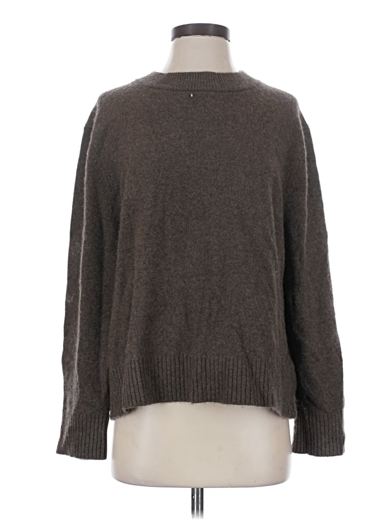 Pre-owned Quince Cashmere Pullover Sweater In Brown