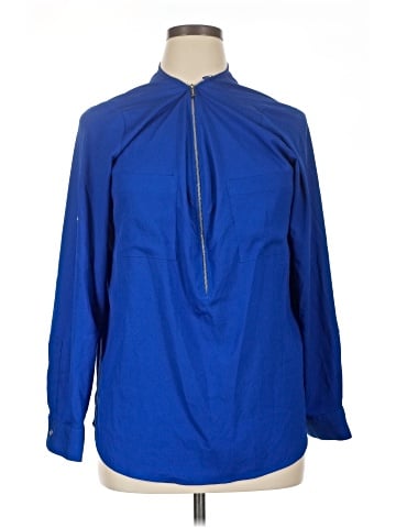 Calvin Klein Long Sleeve Blouse (view 1)