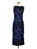 Topshop Graphic Blue Cocktail Dress Size 6 - photo 1