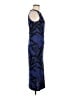Topshop Graphic Blue Cocktail Dress Size 6 - photo 4