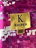 Kasper 100% Polyester Purple Long Sleeve Blouse Size XL - photo 7