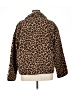 Ann Taylor 100% Polyester Animal Print Brown Jacket Size XL - photo 2