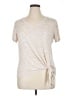 Matty M Animal Print Tan Ivory Short Sleeve T-Shirt Size XL - photo 1