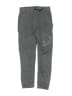 Reebok 100% Polyester Chevron-herringbone Gray Casual Pants Size 7 - photo 1