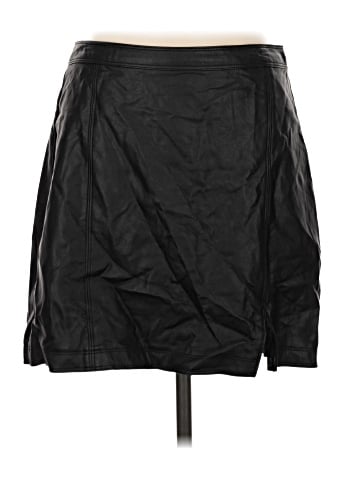 Abercrombie & Fitch Faux Leather Skirt (view 1)