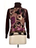 ETRO Animal Print Burgundy Turtleneck Sweater Size M - photo 1