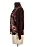 ETRO Animal Print Burgundy Turtleneck Sweater Size M - photo 5