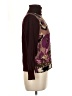 ETRO Animal Print Burgundy Turtleneck Sweater Size M - photo 4