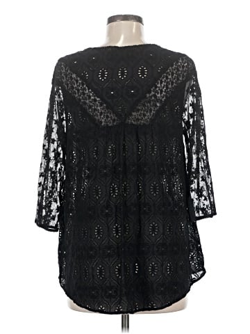 Fleur Wood 3/4 Sleeve Blouse (view 2)