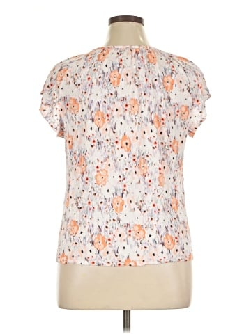 Ann Taylor LOFT Outlet Short Sleeve Blouse (view 2)