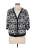 Torrid Gray Black Cardigan Size 4X Plus (4) - photo 1
