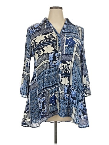 Sunny Leigh 3/4 Sleeve Blouse (view 1)