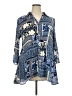 Sunny Leigh 100% Polyester Blue 3/4 Sleeve Blouse Size 3X - photo 1