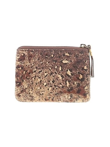 Madewell The Leather Pocket Pouch Wallet: Painted Leopard Calf Hair Edition (view 2)