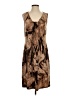 Dana Buchman Camo Brown Casual Dress Size S - photo 1