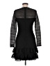 Parker Stripes Black Cocktail Dress Size 6 - photo 2