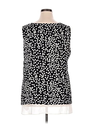 Rose + Olive Sleeveless Blouse (view 2)