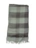 Eileen Fisher 100% Wool Checkered-gingham Green Scarf One size - photo 2