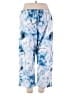 bryn WALKER 100% Cotton Print Blue Casual Pants Size XXL - photo 2