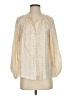J. McLaughlin Ivory 3/4 Sleeve Blouse Size S - photo 1