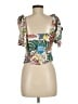 Vrg Grl Ivory Short Sleeve Top Size 8 - photo 2