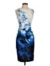 Calvin Klein Graphic Blue Cocktail Dress Size 2 - photo 1