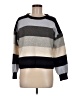 Pink Republic Color Block Gray Pullover Sweater Size M - photo 1