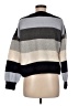 Pink Republic Color Block Gray Pullover Sweater Size M - photo 2