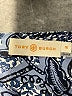 Tory Burch Paisley Solid Floral Blue Casual Dress Size 10 - photo 7