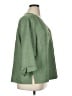 Max Studio 100% Polyester Solid Green 3/4 Sleeve Blouse Size 1X - photo 4