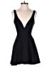 Express Solid Black Cocktail Dress Size XS - photo 1