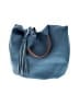Montana West 100% Leather Solid Blue Hobo One size - photo 1