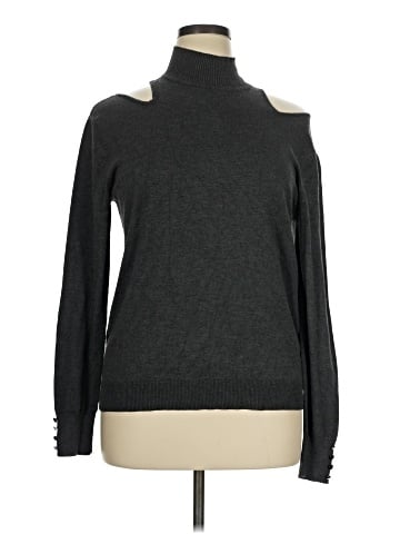 Cable & Gauge Turtleneck Sweater (view 1)