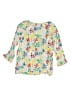 Crewcuts Floral White 3/4 Sleeve Blouse Size 14 - photo 2
