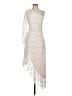 Just Me 100% Polyester Ivory Cocktail Dress Size S - photo 1