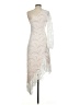 Just Me 100% Polyester Ivory Cocktail Dress Size S - photo 2
