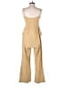 Ci Sono Stripes Gold Jumpsuit Size S - photo 2
