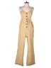 Ci Sono Stripes Gold Jumpsuit Size S - photo 1