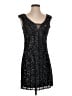 Aidan Mattox 100% Polyester Stars Black Cocktail Dress Size 2 - photo 1