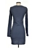 Bobi Solid Gray Casual Dress Size S - photo 2