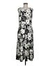 Talbots Floral Gray Casual Dress Size M - photo 1