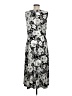 Talbots Floral Gray Casual Dress Size M - photo 2