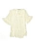 oasis 100% Modal Ivory White 3/4 Sleeve Blouse Size 10 - photo 1