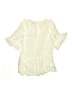 oasis 100% Modal Ivory White 3/4 Sleeve Blouse Size 10 - photo 2