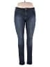 Levi's Solid Blue Jeans Size 18 - photo 1