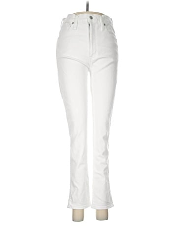 Madewell Stovepipe Jeans in Pure White (view 1)