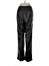 Gap 100% Polyester Metallic Solid Black Casual Pants Size L (tall) - photo 2