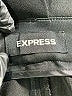 Express 100% Polyester Solid Black Dress Pants Size 12 - photo 7