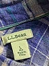 L.L.Bean 100% Cotton Plaid Blue Long Sleeve Button-Down Shirt Size L - photo 7